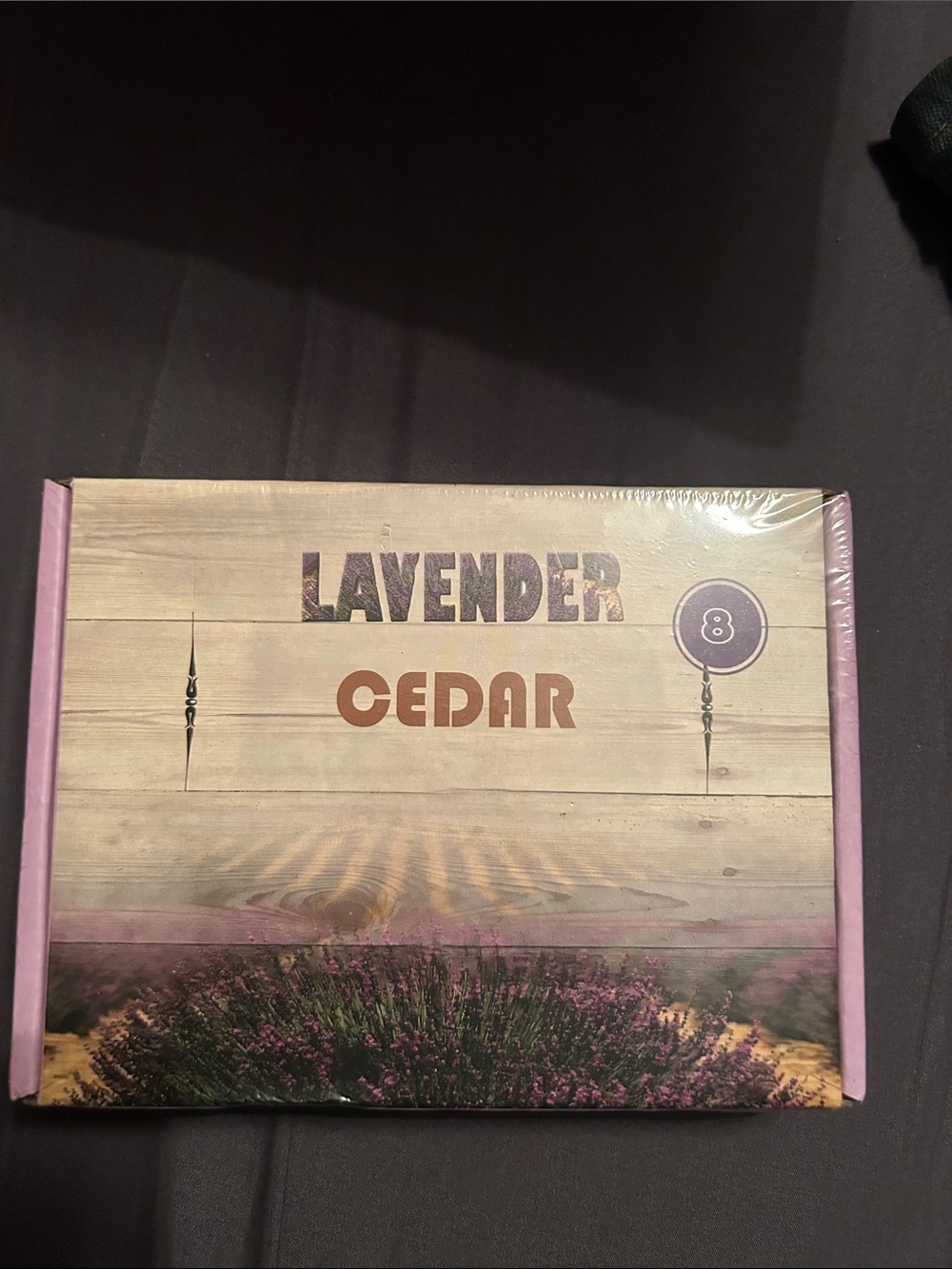 8 Pack Cedar Chips and Natural Dried Lavender Sachets Bags
